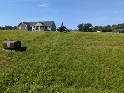 Professional steep hill lawn mowing service in Martinsburg WV